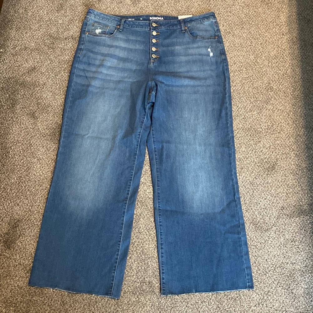 Sonoma High Waisted Wide Leg Jeans